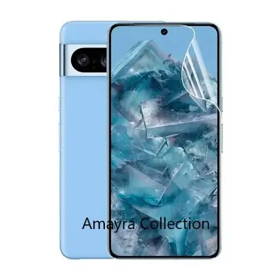 Picture of 2in1 Protector Combo Pack for Google Pixel 8a 5G (Front Hydrogel Screen Protector Poly+Camera Lens Protector)