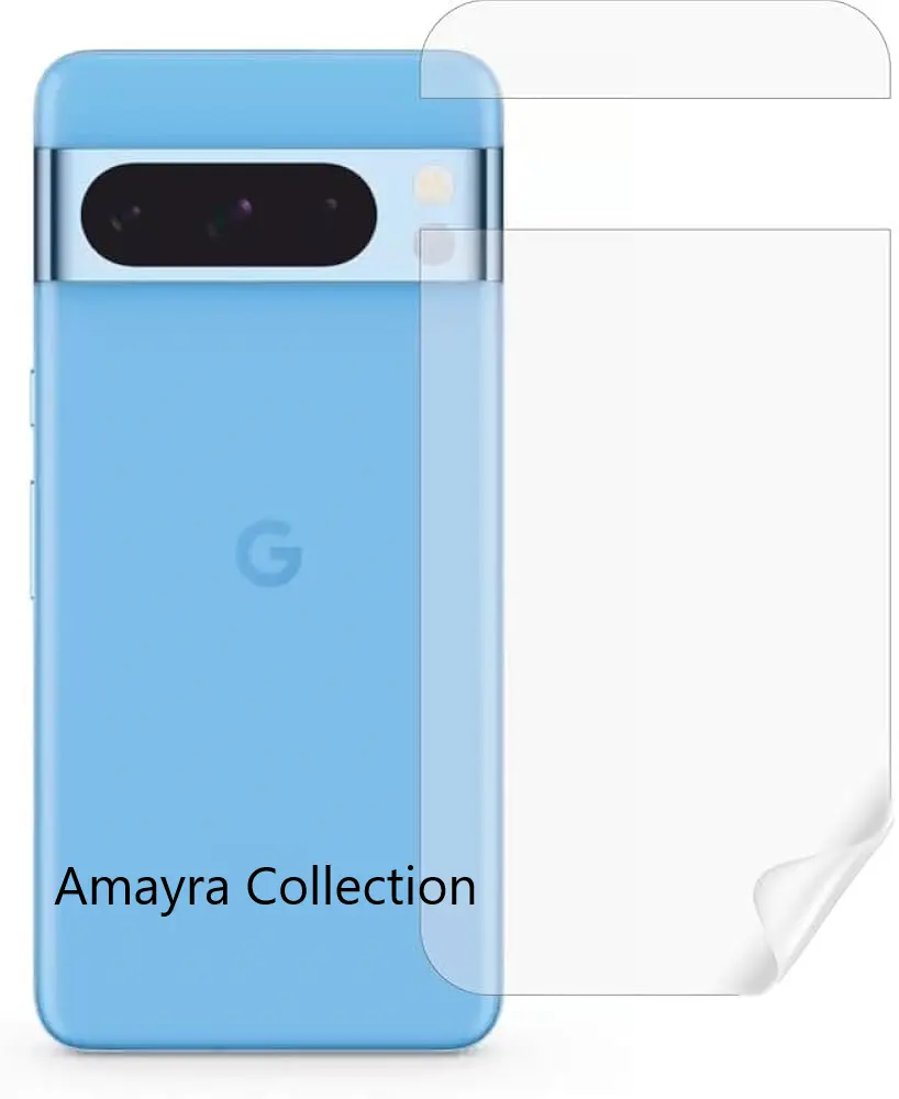 Picture of Google Pixel 8 Pro 5G TPU Protective Film Hydrogel Back Poly Protector Screen Protector Anti-Shatter / High Definition (Back Poly)