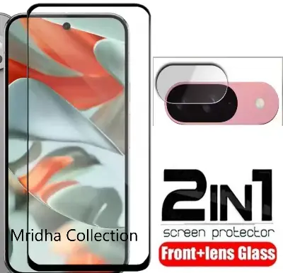 Picture of 2in1 Protector Combo Pack for Google Pixel 9a 5G (5d Full Screen Protector Glass+ Camera Lens Protector)