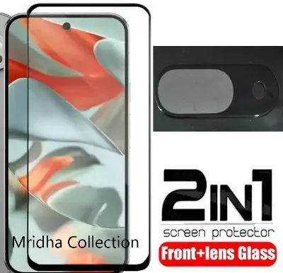 Picture of 2in1 Protector Combo Pack for Google Pixel 9 5G (5d Full Screen Protector Glass+9h Camera Lens Protector)