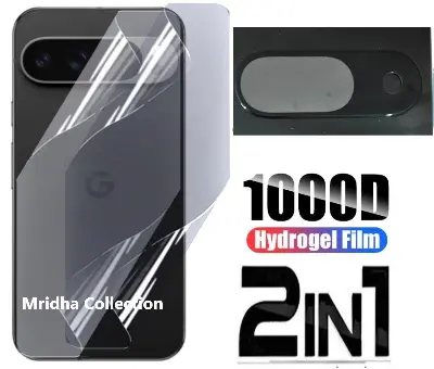 Picture of 2in1 Back Protector Combo Pack for Google Pixel 9 5G (Back Hydrogel Poly Protector+9h Camera Lens Protector)