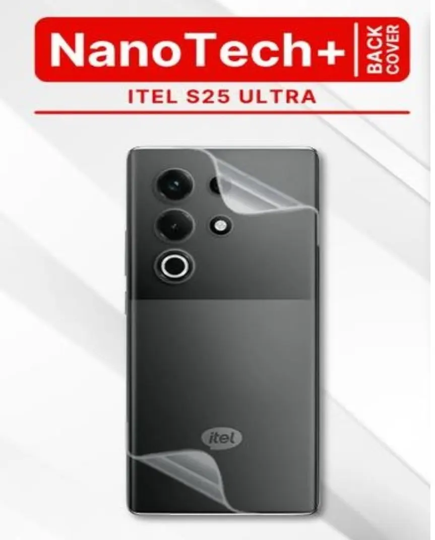 Picture of 3in1 Protector Combo Pack for itel S25 Ultra (Front Hydrogel Screen Protector Poly + Back Hydrogel Poly Protector + Camera Lens Protector)