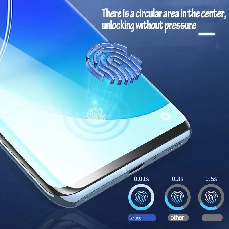 Picture of itel S25 Ultra Full Glue 9D Curved Tempered Glass Screen Protector Edge to Edge Fit Protection Tempered Glass (Black)