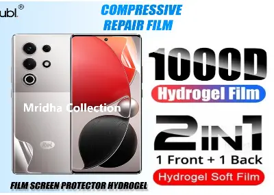 Picture of 2in1 Protector Combo Pack for itel S25 Ultra (Front Hydrogel Protector Poly + Back Hydrogel Protector Poly)