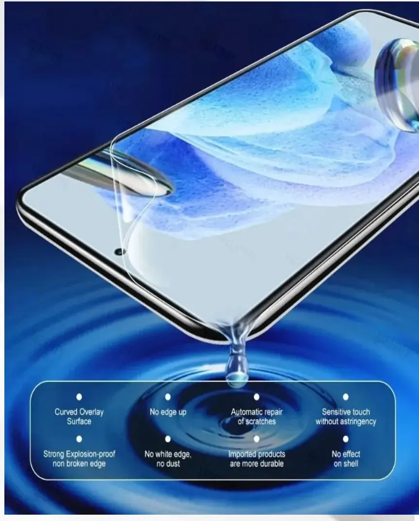 Picture of 2in1 Protector Combo Pack for itel S25 Ultra (Front Hydrogel Protector Poly + Back Hydrogel Protector Poly)