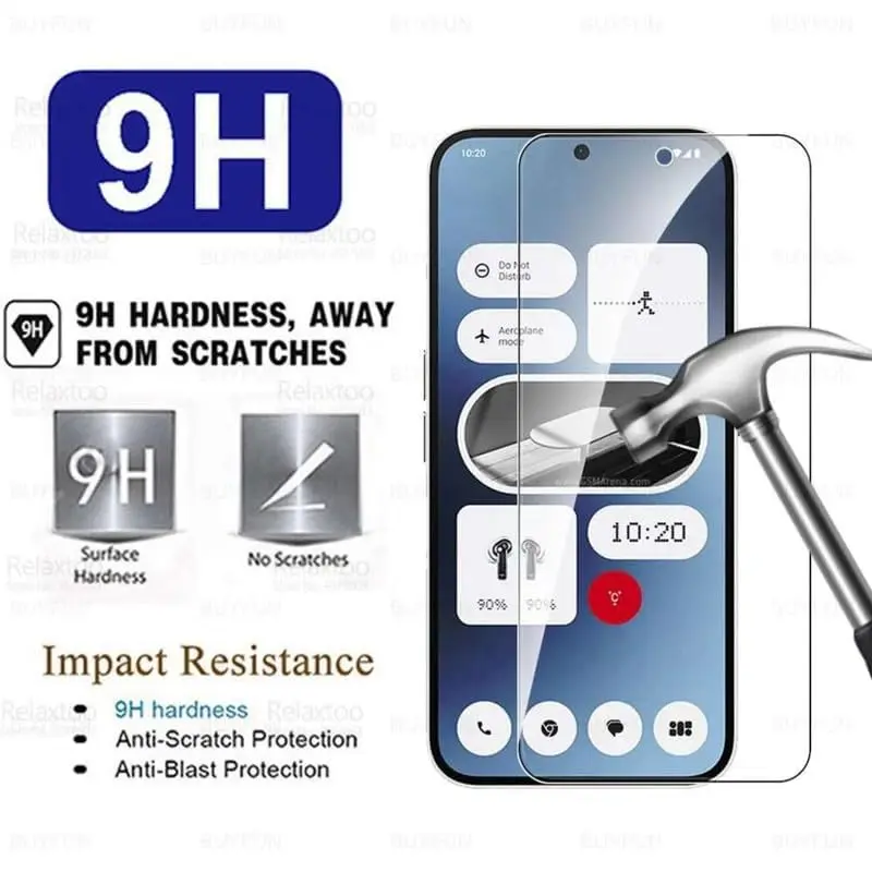 Picture of Nothing Phone 3 Screen Protector 3D Tempered Clear Screen protector Premium Product Gorilla Glass Transparent Clear Ultra Thin - Durable & Scratch Resistant - Easy to Install