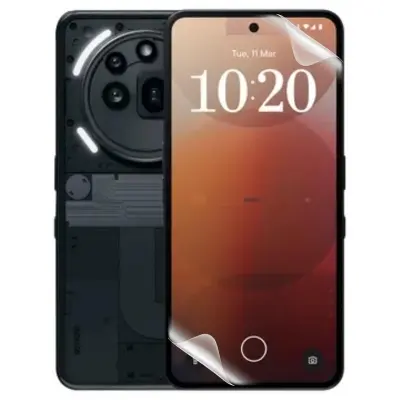 Picture of Nothing Phone 3a Pro (4 Layers) TPU Hydrogel Machine Cutting Screen Protector Film Anti-Shatter / High Definition (Front Poly)