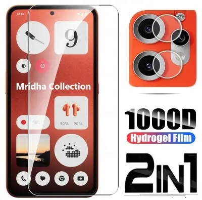 Picture of 2in1 Protector Combo Pack for Nothing CMF Phone 2 Pro (Clear Screen Protector Glass + Camera Lens Protector)
