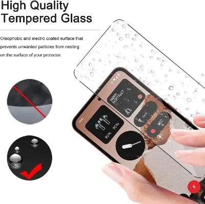 Picture of Nothing CMF Phone 2 Pro Screen Protector 3D Tempered Clear Screen protector Premium Product Gorilla Glass Transparent Clear Ultra Thin - Durable & Scratch Resistant - Easy to Install