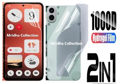 Picture of 2in1 Protector Combo Pack for Nothing CMF Phone 1 (Front Hydrogel Protector Poly+Back Hydrogel Protector Poly)