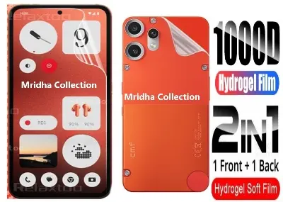 Picture of 2in1 Protector Combo Pack for Nothing CMF Phone 2 Pro (Front Hydrogel Protector Poly+Back Hydrogel Protector Poly)