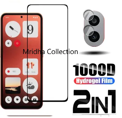 Picture of 2in1 Protector Combo Pack for Nothing CMF Phone 1 (Premium Full Screen Protector Glass + Camera Lens Protector)