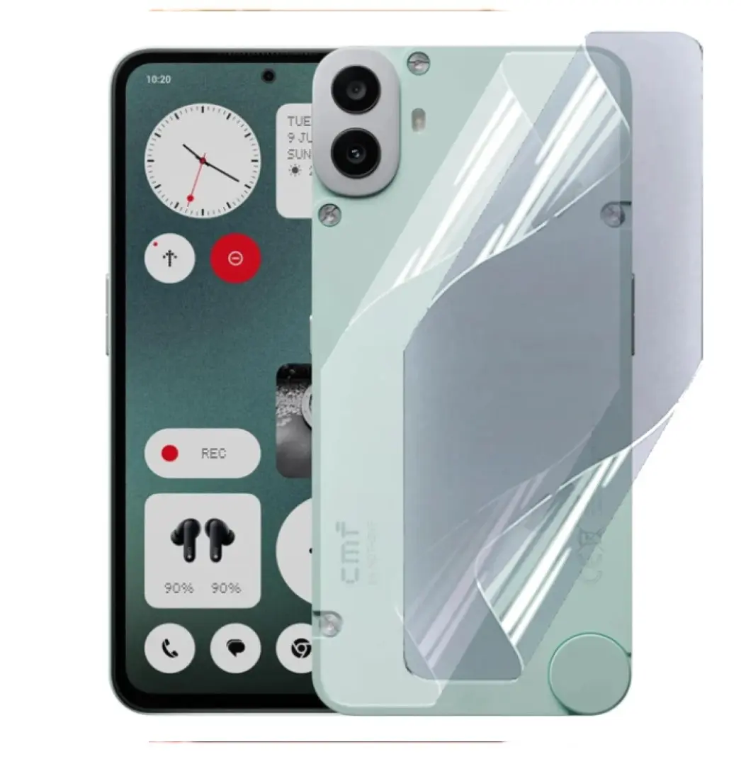Picture of 3in1 Protector Combo Pack for Nothing CMF Phone 1 (Front Hydrogel Screen Protector Poly+Back Hydrogel Poly Protector+Camera Lens Protector)