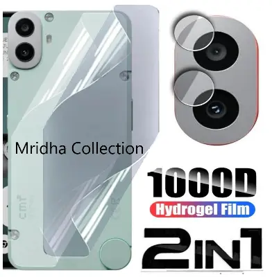 Picture of 2in1 Back Protector Combo Pack for Nothing CMF Phone 1 (Back Hydrogel Poly Protector+Camera Lens Protector)