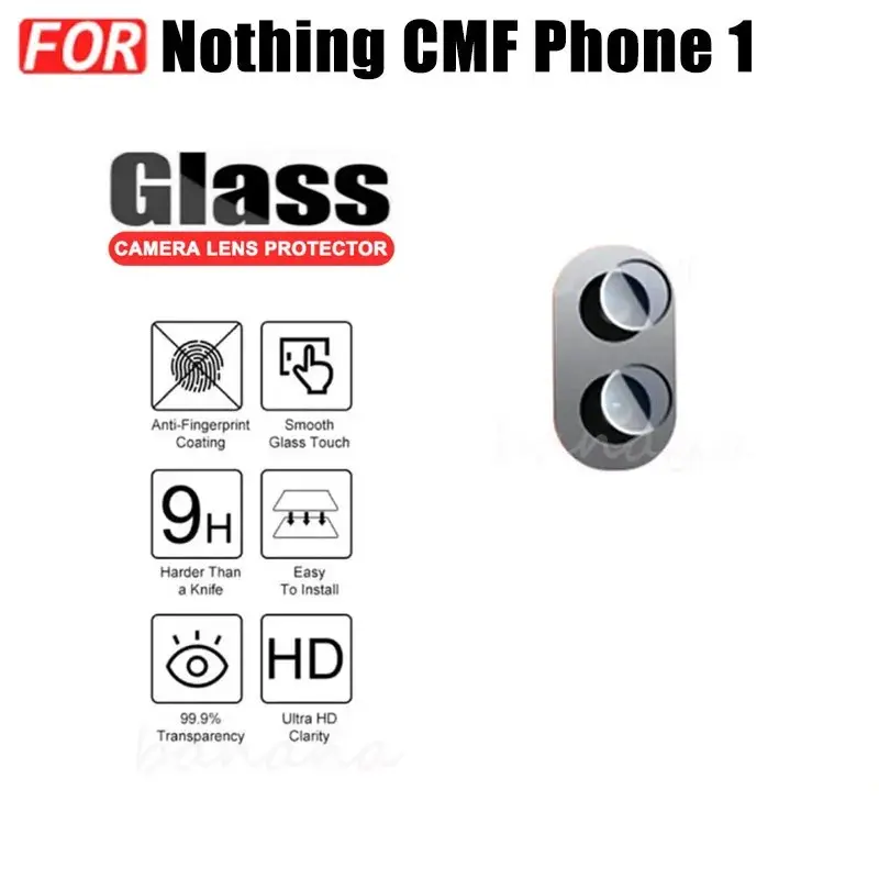Picture of 2in1 Protector Combo Pack for Nothing CMF Phone 1 (5d Full Screen Protector Glass + Camera Lens Protector)