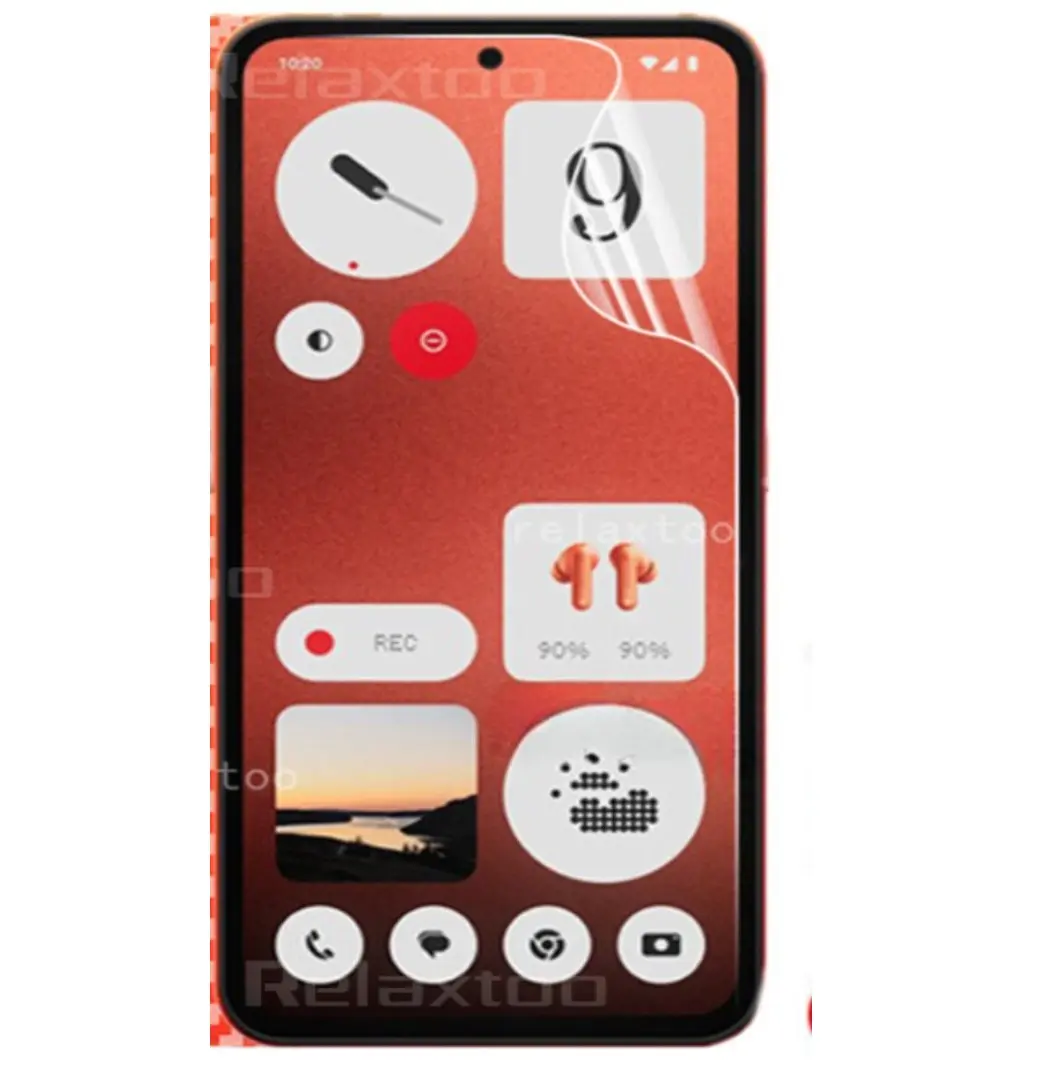 Picture of 3in1 Protector Combo Pack for Nothing CMF Phone 2 Pro (Front Hydrogel Screen Protector Poly+Back Hydrogel Poly Protector+Camera Lens Protector)
