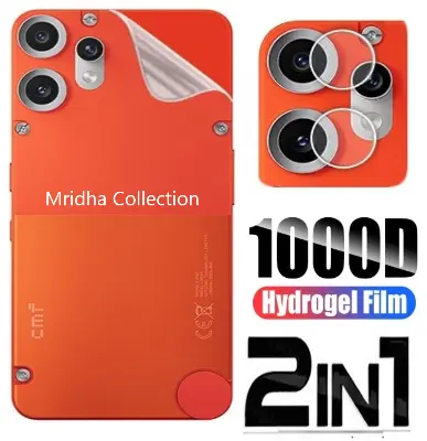 Picture of 2in1 Back Protector Combo Pack for Nothing CMF Phone 2 Pro (Back Hydrogel Poly Protector+Camera Lens Protector)