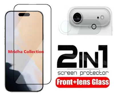 Picture of 2in1 Protector Combo Pack for Apple iPhone Air (Premium Full Screen Protector Glass + 3D Camera Lens Protector)