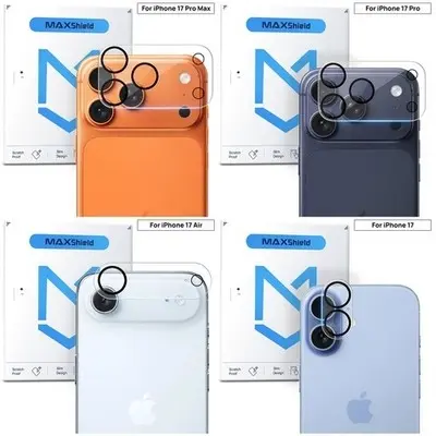 Picture of Apple iPhone Air Back 9H Full Camera Lens Protector Rear 9H 3D Camera Lens Protector,Upgraded HD,Clear Scratch Resistant [With Photo Friendly Flash Cut]