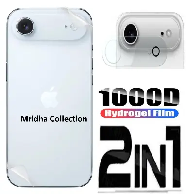 Picture of 2in1 Back Protector Combo Pack for Apple iPhone Air (Back Hydrogel Poly Protector + 3D Camera Lens Protector Glass)
