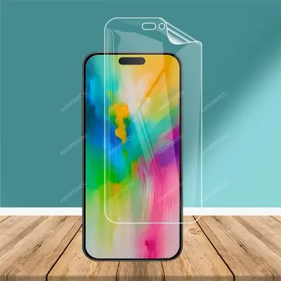 Picture of Apple iPhone 17 (4 Layers) TPU Hydrogel Machine Cutting Screen Protector Film Anti-Shatter / High Definition (Front Poly)