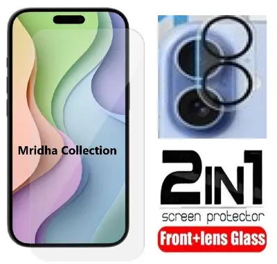 Picture of 2in1 Protector Combo Pack for Apple iPhone 17 (Clear Screen Protector Glass + 3D Camera Lens Protector)