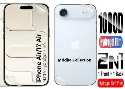 Picture of 2in1 Protector Combo Pack for Apple iPhone Air (Front Hydrogel Protector Poly + Back Hydrogel Protector Poly)