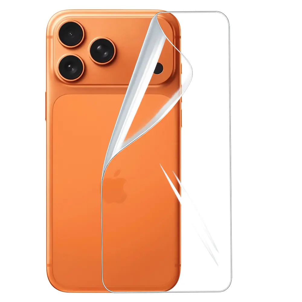 Picture of Apple iPhone 17 Pro Max (4 Layers) TPU Hydrogel Machine Cutting Screen Protector Film Anti-Shatter / High Definition (Back Poly)