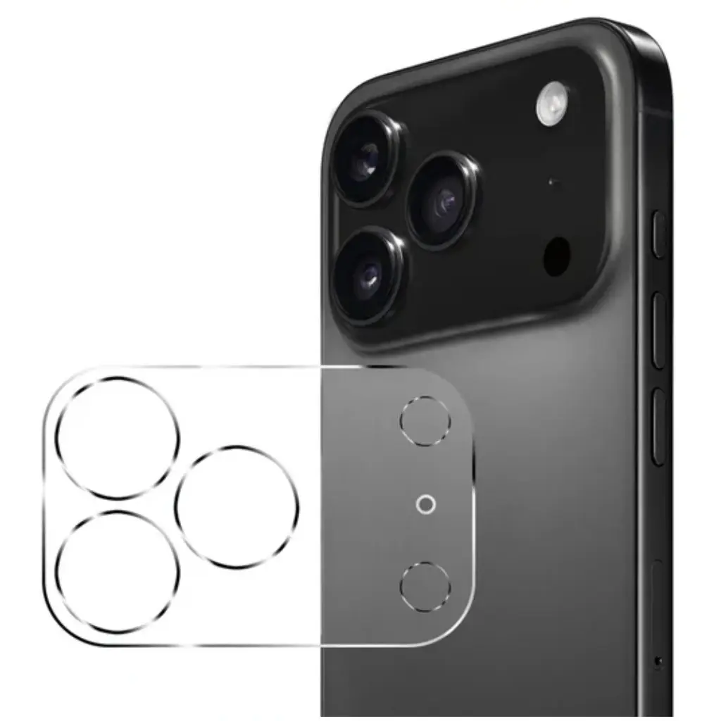 Picture of 3in1 Protector Combo Pack for Apple iPhone 17 Pro Max (5d Full Screen Protector Glass + Back Hydrogel Protector Poly + 3D Camera Lens Protector)