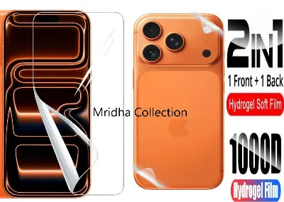 Picture of 2in1 Protector Combo Pack for Apple iPhone 17 Pro Max (Front Hydrogel Protector Poly + Back Hydrogel Protector Poly)