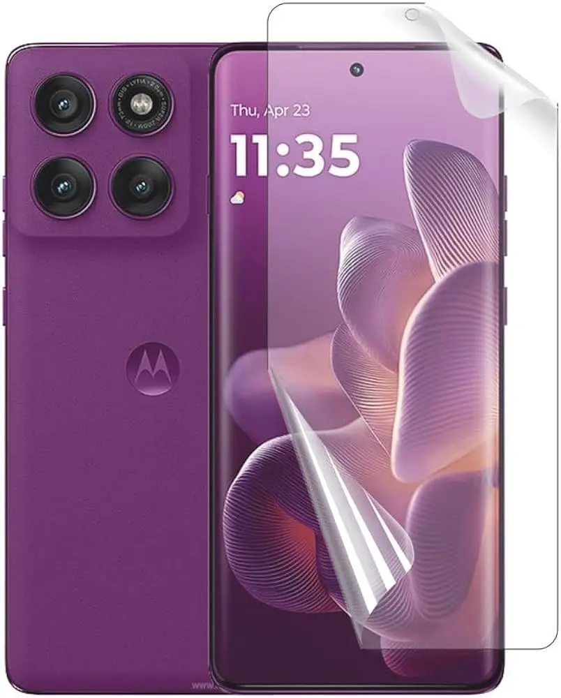 Picture of Motorola Edge 60 5G (4 Layers) TPU Hydrogel Machine Cutting Screen Protector Film Anti-Shatter / High Definition (Front Poly)
