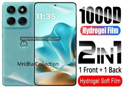 Picture of 2in1 Protector Combo Pack for Motorola Edge 60 5G (Front Hydrogel Protector Poly + Back Hydrogel Protector Poly)