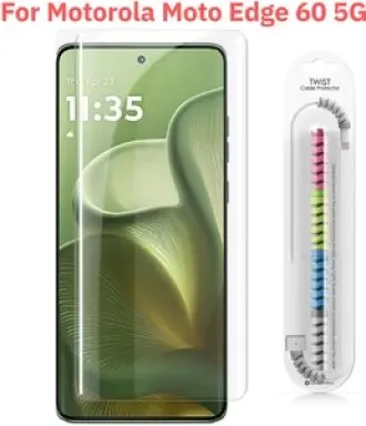 Picture of 2in1 Protector Combo Pack for Motorola Edge 60 5G (A+ GRADE) UV Glass Screen Protector + Camera Protector Lens