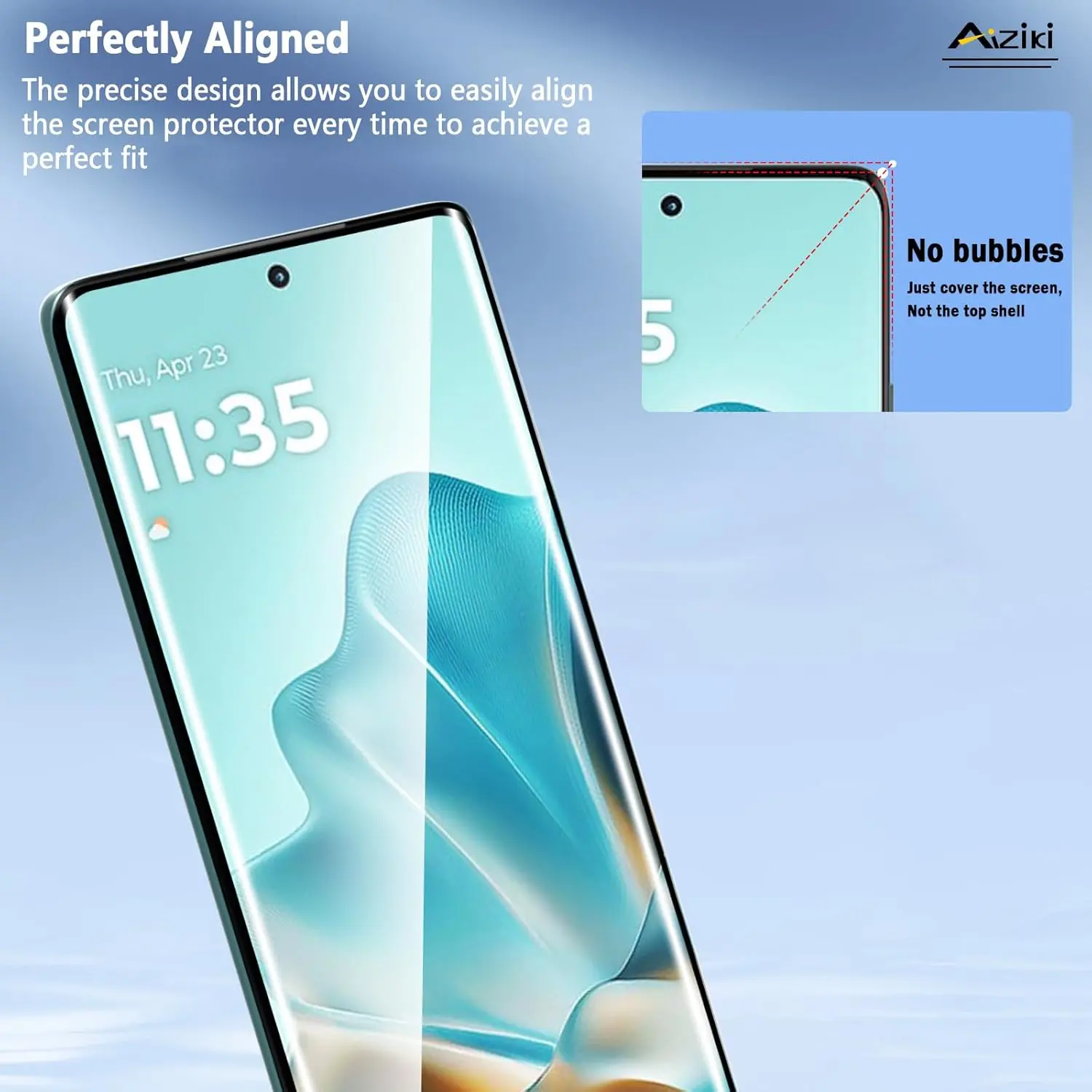 Picture of Motorola Edge 60 Fusion 5g Full Glue 9D Curved Tempered Glass Screen Protector Edge to Edge Fit Protection Tempered Glass (Black)