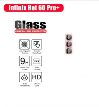 Picture of Infinix Hot 60 Pro+ / Infinix Hot 60 Pro Plus Back Camera Lens Screen Protector Rear Camera Lens Screen Protector,Upgraded HD,Clear Scratch Resistant(Nano Poly)