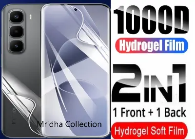 Picture of 2in1 Protector Combo Pack for Infinix Hot 60 Pro+ / Infinix Hot 60 Pro Plus (Front Hydrogel Protector Poly + Back Hydrogel Protector Poly)