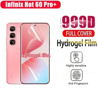 Picture of 2in1 Protector Combo Pack for Infinix Hot 60 Pro+ / Infinix Hot 60 Pro Plus (Front Hydrogel Protector Poly + Back Hydrogel Protector Poly)