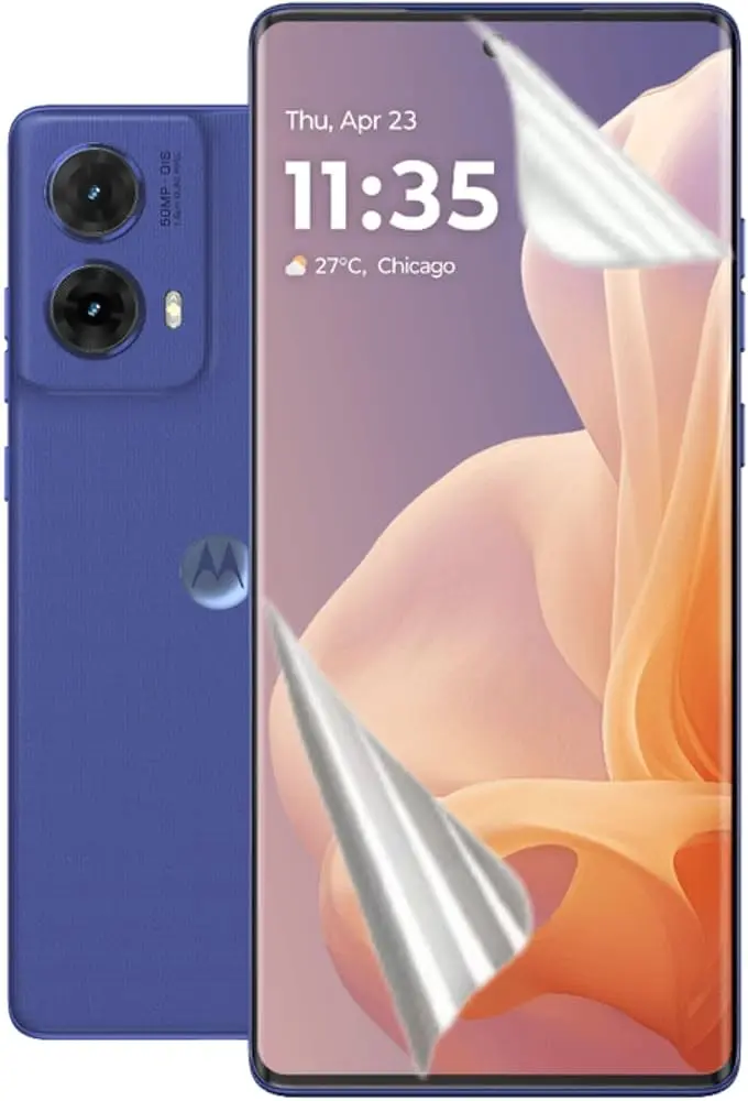 Picture of Tecno Spark 40 Pro+ / Tecno Spark 40 Pro Plus TPU Protective Film Hydrogel Front Poly Protector Screen Protector Anti-Shatter / High Definition (Front Poly)