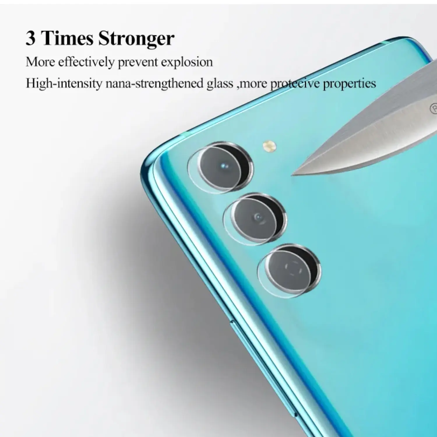 Picture of Tecno Spark 40 Pro+ / Tecno Spark 40 Pro Plus Back Camera Lens Screen Protector Rear Camera Lens Screen Protector,Upgraded HD,Clear Scratch Resistant(Nano Poly)