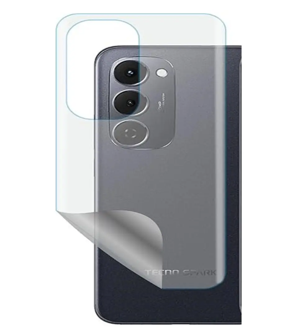 Picture of 3in1 Protector Combo Pack for Tecno Spark 40 Pro+ / Tecno Spark 40 Pro Plus (A+ GRADE) UV Glass Screen Protector + Back Protector Film + Camera Glass Protector)