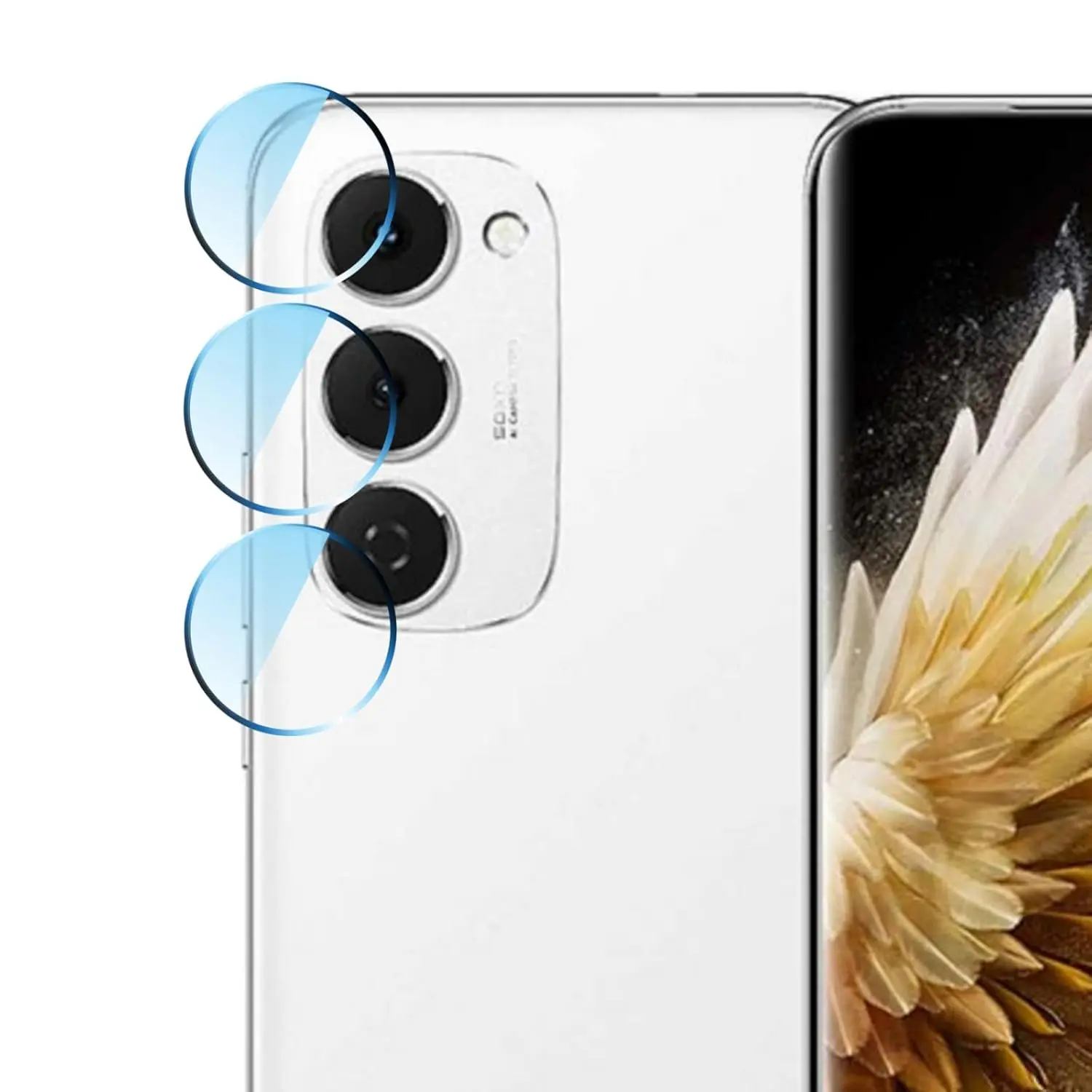 Picture of 3in1 Protector Combo Pack for Tecno Spark 40 Pro+ / Tecno Spark 40 Pro Plus (A+ GRADE) UV Glass Screen Protector + Back Protector Film + Camera Glass Protector)