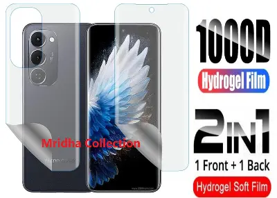 Picture of 2in1 Protector Combo Pack for Tecno Spark 40 Pro+ / Tecno Spark 40 Pro Plus (Front Hydrogel Protector Poly+Back Hydrogel Protector Poly)