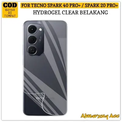 Picture of 2in1 Protector Combo Pack for Tecno Spark 40 Pro+ / Tecno Spark 40 Pro Plus (Front Hydrogel Protector Poly+Back Hydrogel Protector Poly)