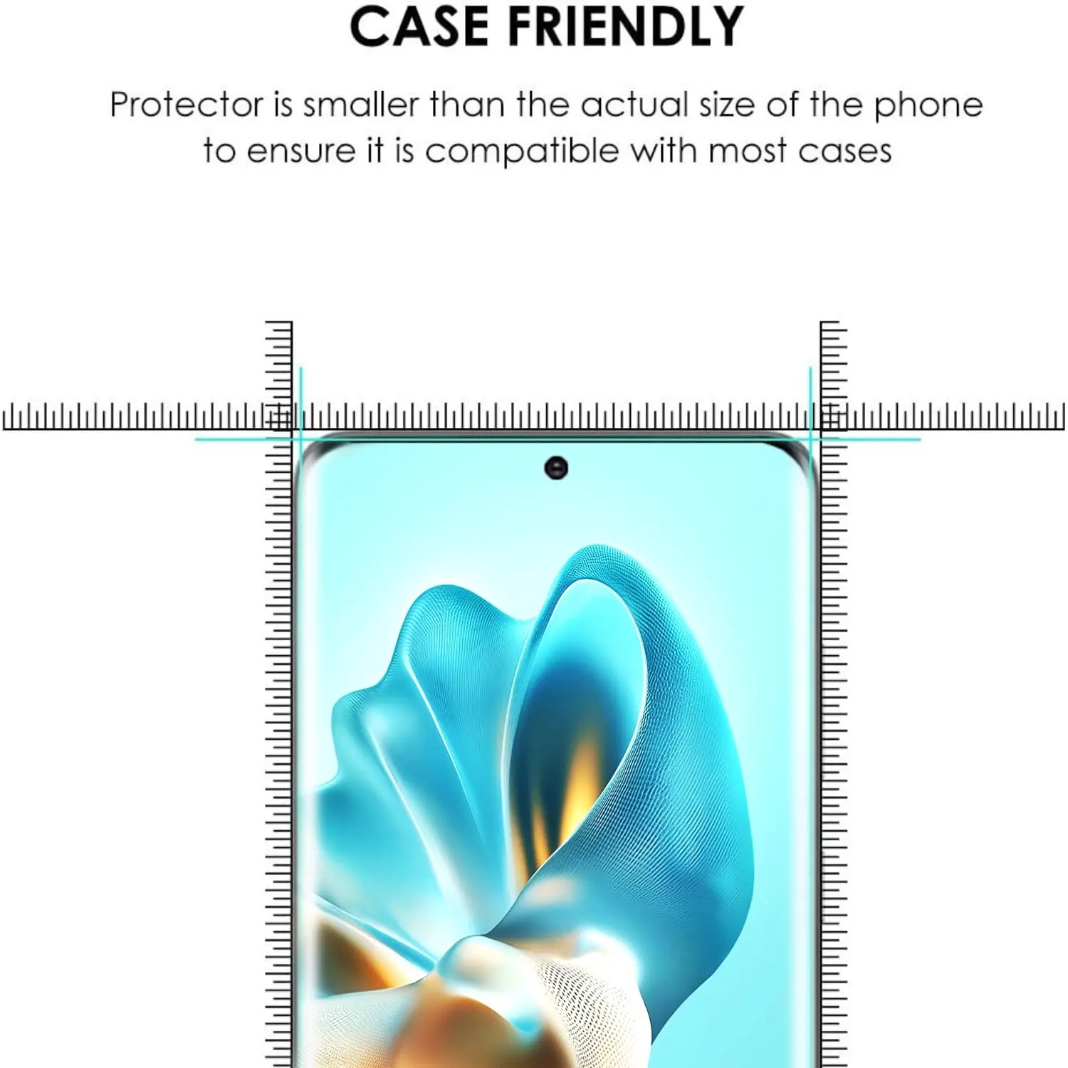 Picture of Tecno Spark 40 Pro+ / Tecno Spark 40 Pro Plus (A+ GRADE) Premium UV Tempered Glass Screen Protector Curved with Liquid Glue and UV Light -Transparent Clear