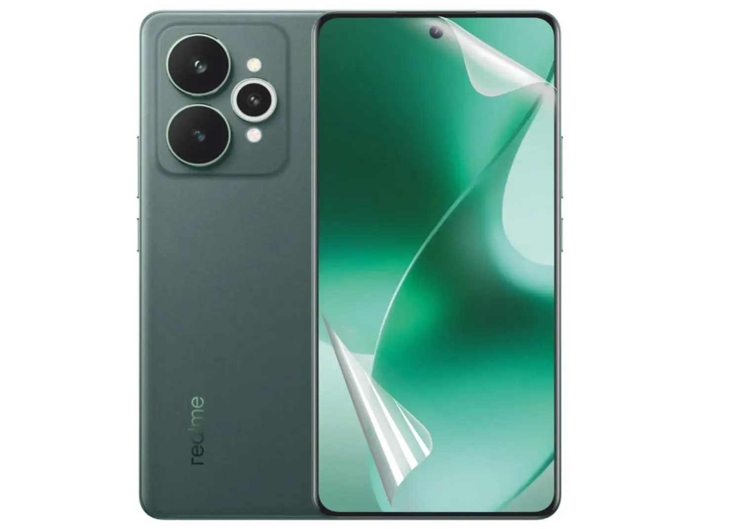 Picture of 3in1 Protector Combo Pack for Realme 15 5G (Front Hydrogel Screen Protector Poly+Back Hydrogel Poly Protector+Camera Lens Protector)