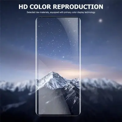 Picture of Realme P3 Pro 5G Full Glue 9D Curved Tempered Glass Screen Protector Edge to Edge Fit Protection Tempered Glass (Black)