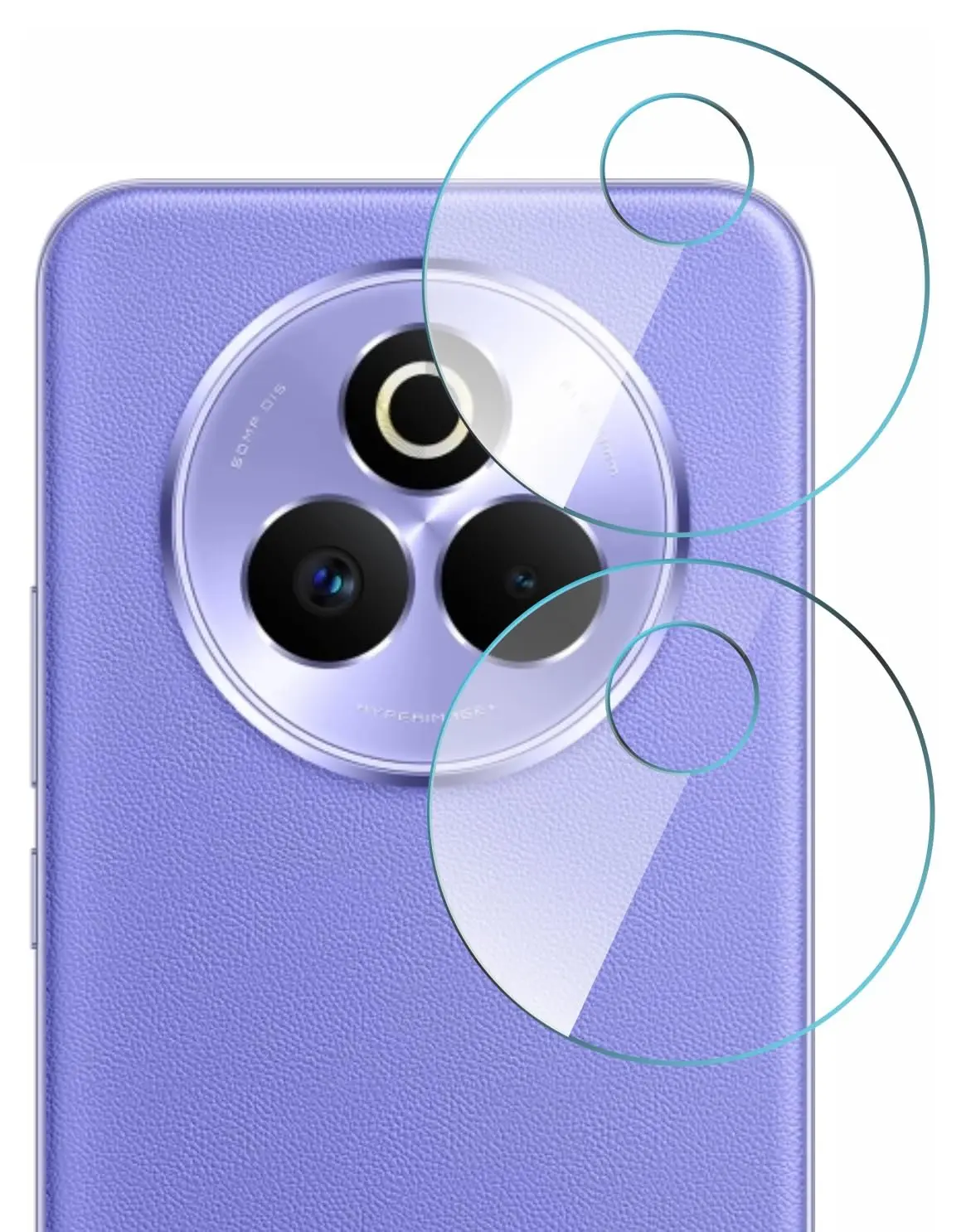 Picture of 2in1 Protector Combo Pack for Realme P3 Pro 5G (A+ GRADE) UV Glass Screen Protector + Camera Protector Lens