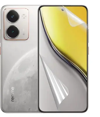 Picture of Realme P3 Ultra 5G (4 Layers) TPU Hydrogel Machine Cutting Screen Protector Film High Definition (Front Poly)