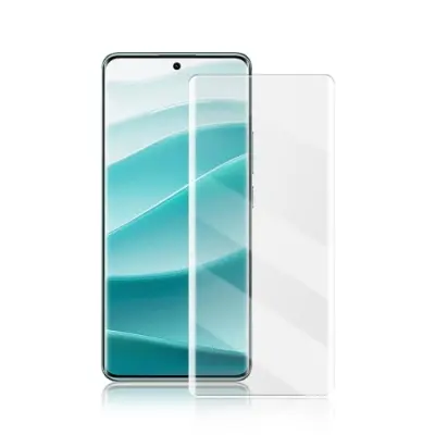 Picture of Xiaomi Civi 4 Pro (A+ GRADE) Premium UV Tempered Glass Screen Protector Curved with Liquid Glue and UV Light -Transparent Clear