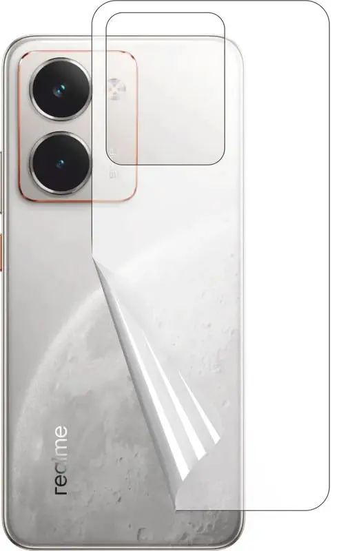 Picture of 3in1 Protector Combo Pack for Realme P3 Ultra 5G (A+ GRADE) UV Glass Screen Protector + Back Protector Film + Camera Glass Protector)